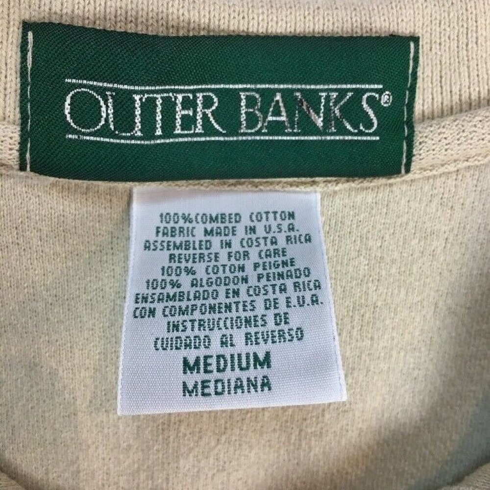 Sleeveless Golf Shirt LPGA International Outer Banks Medium Beige u - Picture 4 of 6